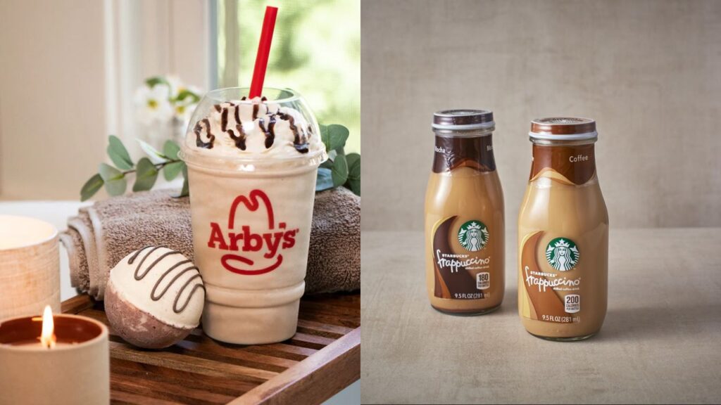 Arbys Jamocha VS Starbucks Frappuccinos