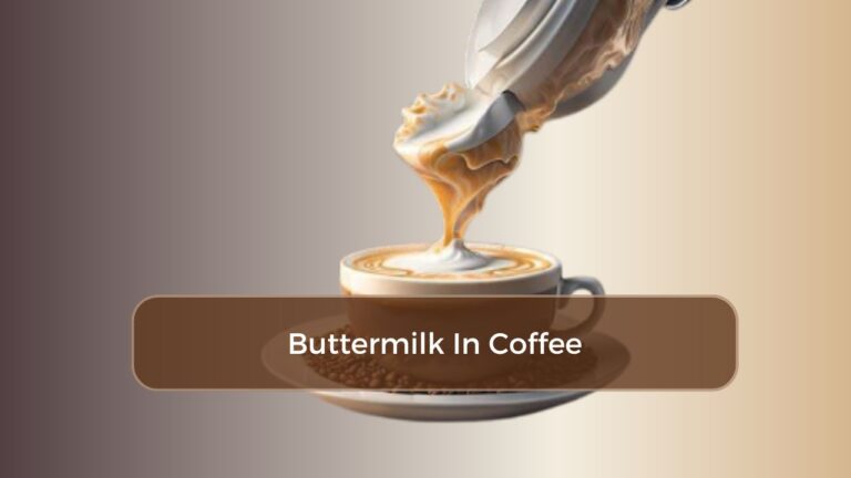 Buttermilk in coffee