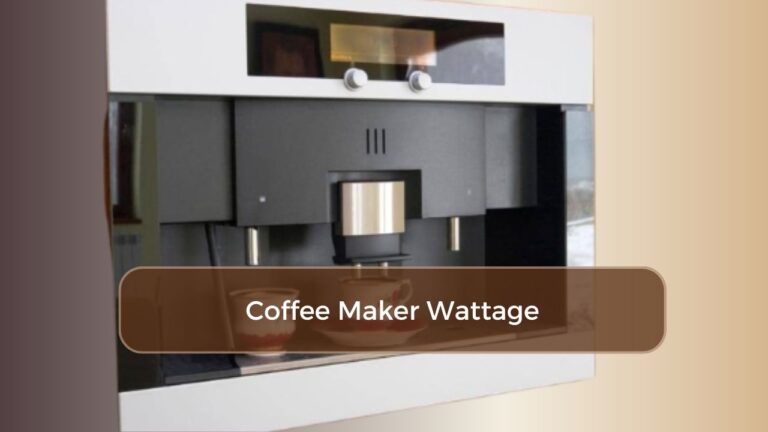 Coffee Maker Wattage