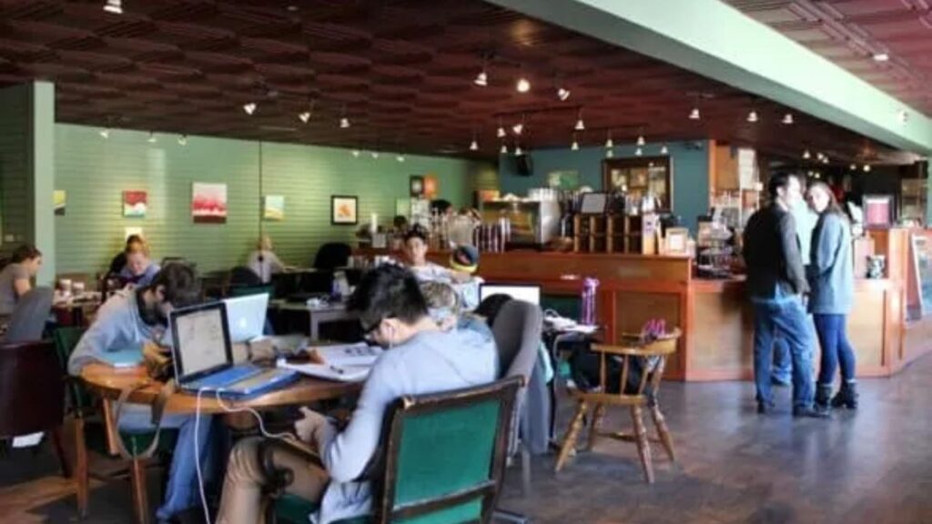 Students drink Coffee from shops