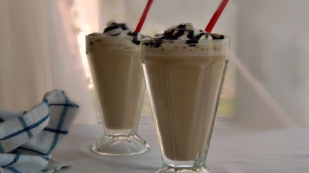 Frozen Spiced Rum Coffee Frappe