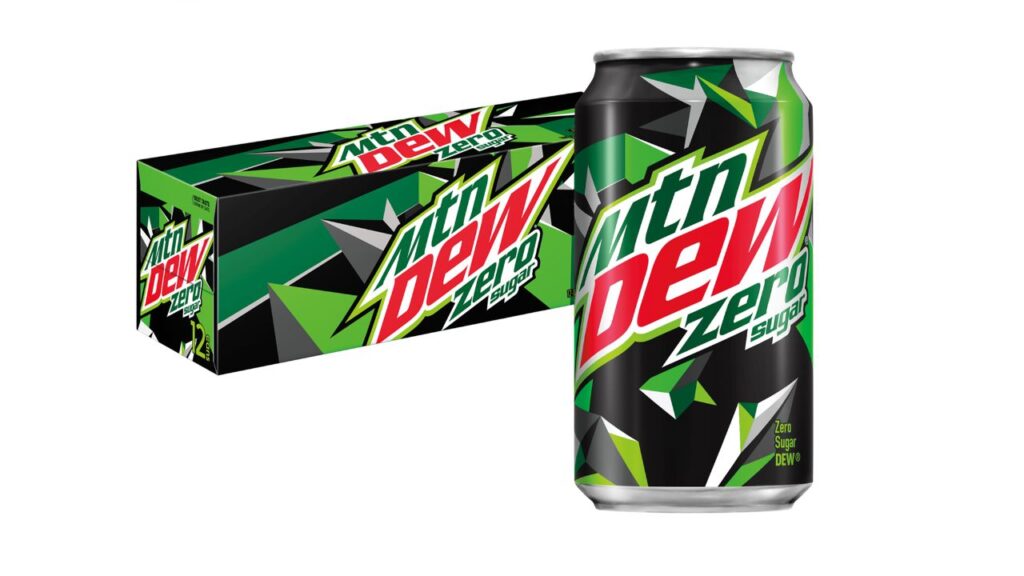 sugar in mountain dew kickstart